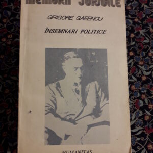 Grigore Gafencu - Însemnări politice 1929-1939
